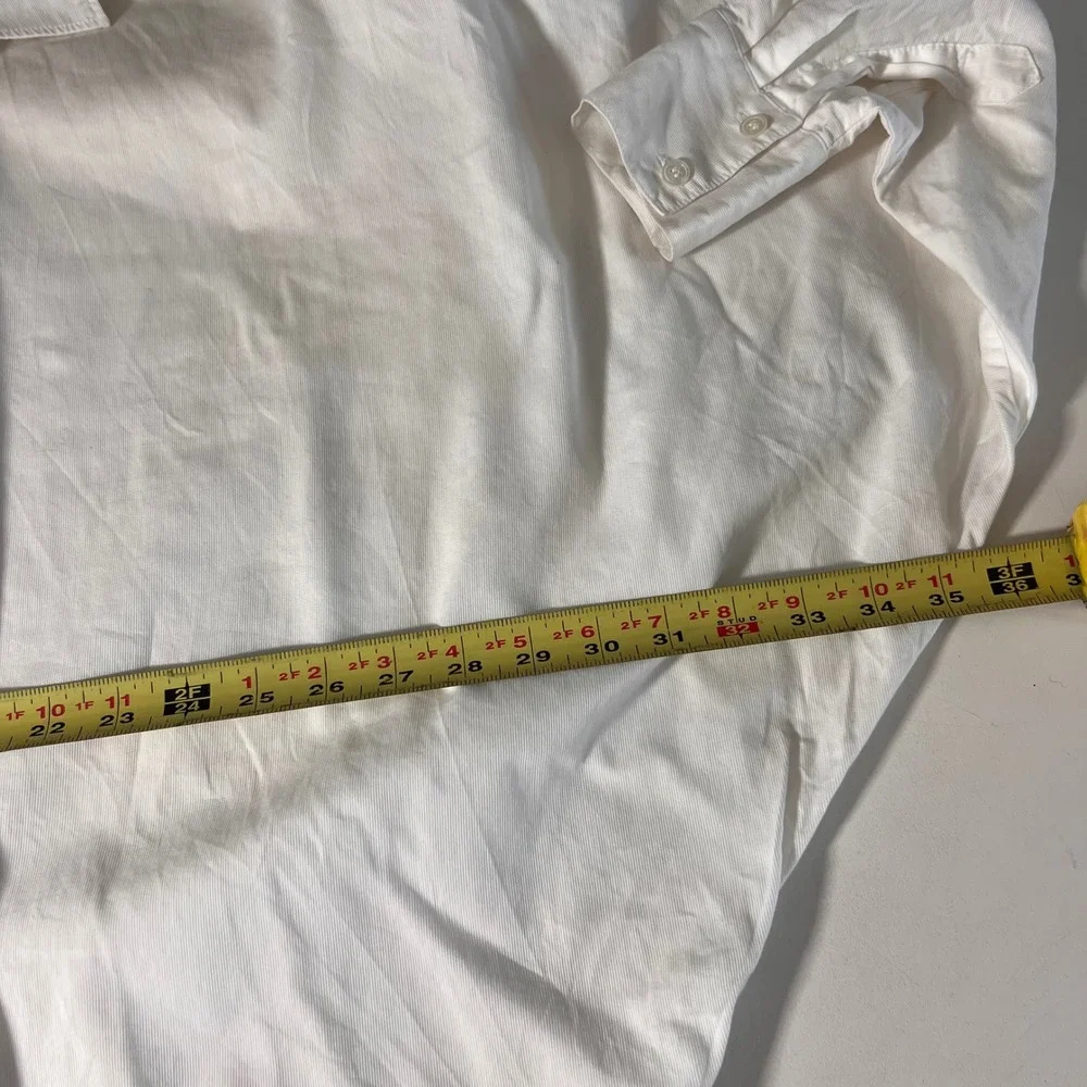 Elizabeth and James Shirt Size‎ XS White Batwing Button up Minimalist Capsule